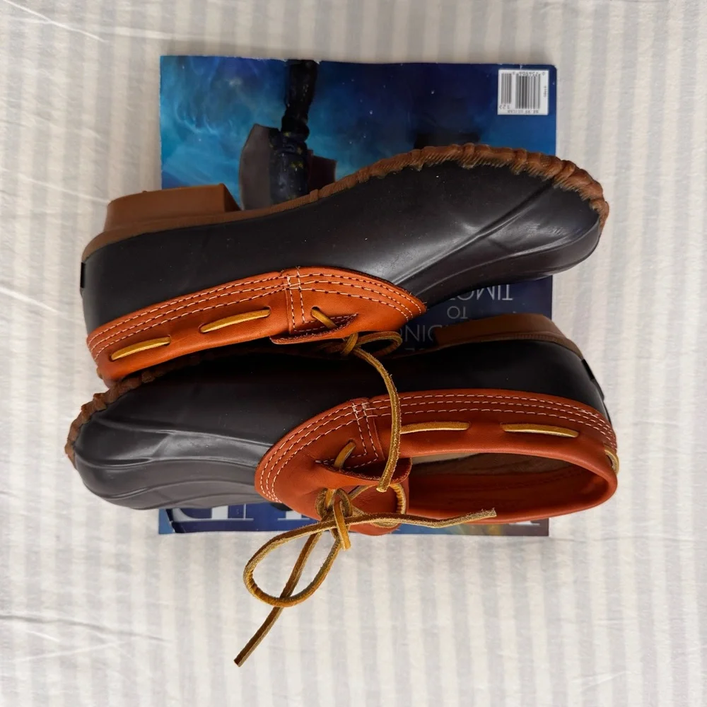 Eddie Bauer Black and Brown Duck Boots - Picture 7 of 10